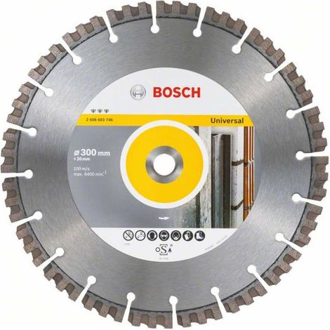 Bosch Diamanttrennscheibe Best for Universal, 300 x 20 x 2,8 x 15 mm - 2608603746 (1/5)