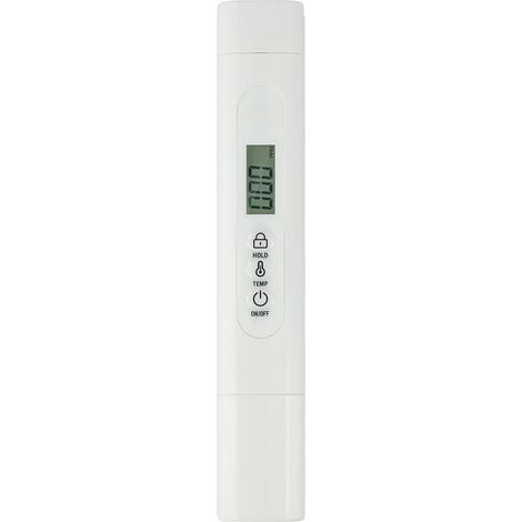 pH-mètre/thermomètre multiparamètre numérique avec écran LCD pour eau potable, destiné au contrôle régulier de l'acidité.-AquaForge (1/5)