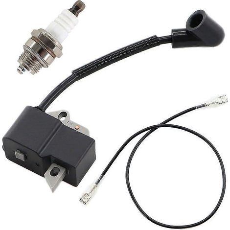 Bobine d'allumage 545108101 pour souffleur de feuilles portatif Husqvarna 125B 125BVX HB281  bougie d'allumage 585836101 (1/5)