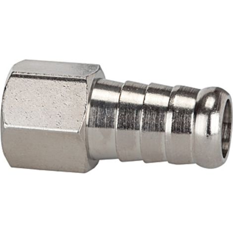 Riegler Aufschraubschlauchtülle, G 1/8 i., für Schlauch LW 10, MS vern. (1/2)