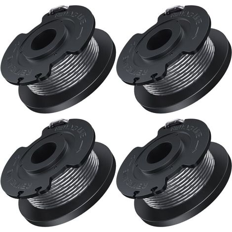 ZVD Fil Coupe Bordure Compatible avec Bosch Convient pour Coupe-Bordures sans Fil,Contient 4 Pièces F016800569 Bobine Coupe Bordure (1/3)