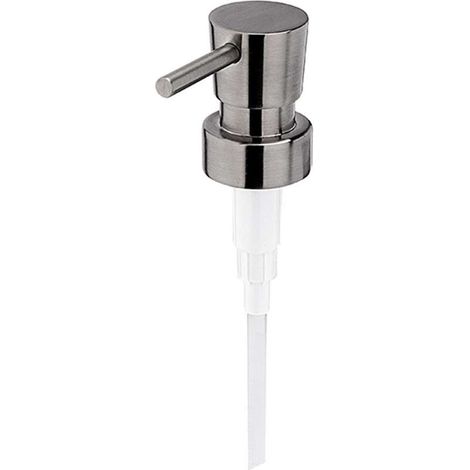 Pompe de remplacement pour distributeur de savon, acier inoxydable mat 1028T-10 (1/2)