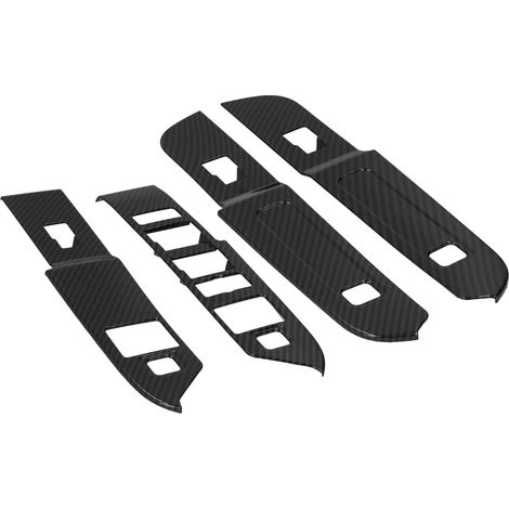 Ensemble de 4 interrupteurs de lève-vitre couleur fibre de carbone pour Land Rover Defender 2020 (conduite à gauche). (1/5)