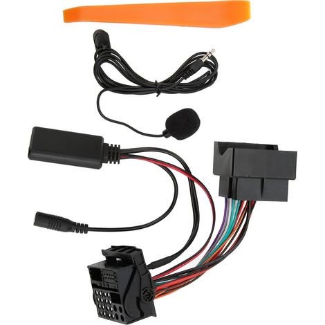 Adaptateur Bluetooth 5.0 AUX IN 12 broches pour microphone mains libres, remplacement pour OPEL CD30 Mp3 CDC40 CD70 DVD90 (1/5)