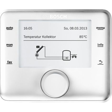 Bosch Accessori Solare CS 200 Regolatore solare autonomo, 101x123x25, 7738111088