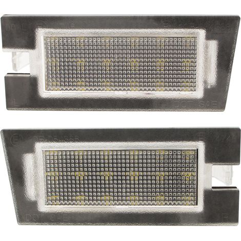 Jeep Cherokee 2013 - Juego de 2 luces LED para matr铆cula