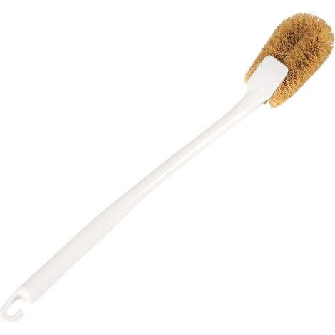 Brosse WC, PP, blanc, long manche, pour cuvette et céramique (1/5)
