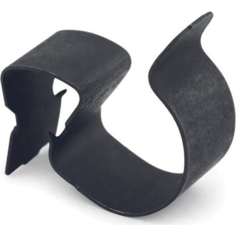 Clip de poutres pour fixer câbles ou tubes de 25-30 mm, installation rapide avec marteau, acier phosphaté, boîte de 100 pièces (1/3)