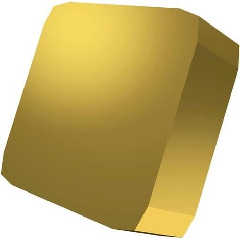 Fräswendeschneidplatte ISO SNHN 1504ENEN:M8340 Tiefe 13,5mm PVD beschichtet Gold (1/2)