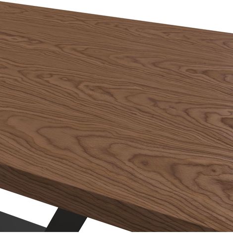 Mömax Esstisch Loca Walnussfarben MDF ca. 140x80x76 cm (1/5)