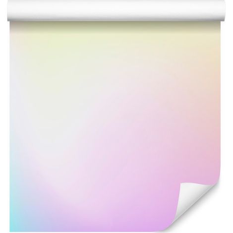 Carta da parati con sfumatura di bianco, lavanda e crema, 50x1000 cm (1/5)