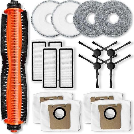 Filtre pour aspirateur brosse pour aspirateur Filtre de brosse pour aspirateur filtre de remplacement Accessoires Kit pour Xiaomi X20 Max/X20 Pro Roller Robot Aspirateur – TriCut Main Brosse HEPA Filt (1/5)