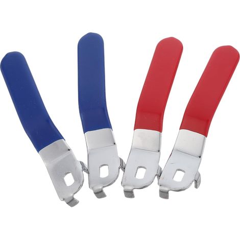 Lot de 4 poignées de vanne à bille avec fente de 5 (1/5)