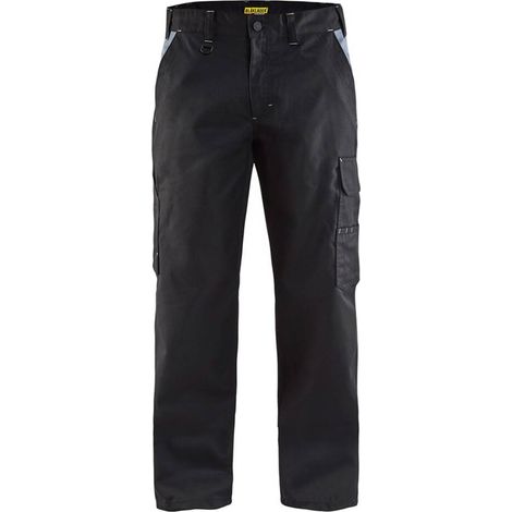 Pantaloni da lavoro per l'industria 1404 - Nero/Grigio chiaro XL - FR(48) - SE(C54) - Standard (1/5)