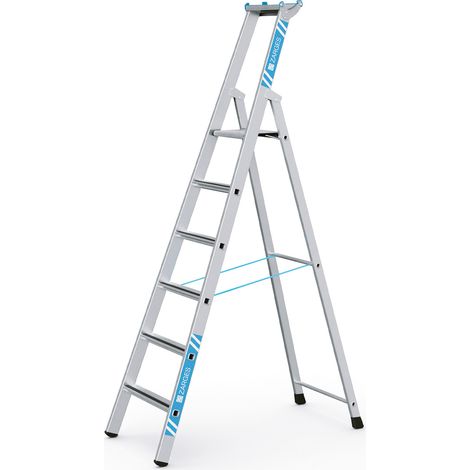 ZARGES Saferstep S - LM-Stufen-Stehleiter 7 Stufen (1/5)