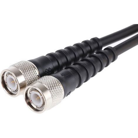 Câble coaxial RS PRO, Avec connecteur Noir, MIL-STD-348A ( Prix pour 1 )