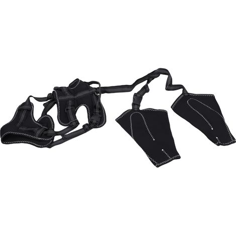 Genouillère arrière pour chien, taille XL, tissu élastique respirant avec bandes antidérapantes, soutien articulaire ajustable et confortable (1/4)