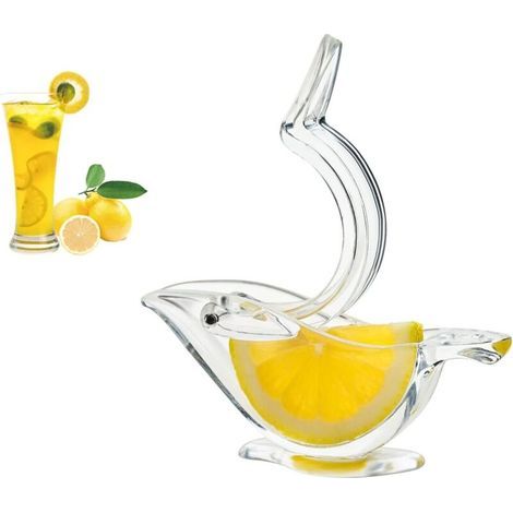 Presse-citron en forme d'oiseau, presse-citron manuel en acrylique, presse-citron vert, presse-citron en forme d'oiseau, presse (1/4)