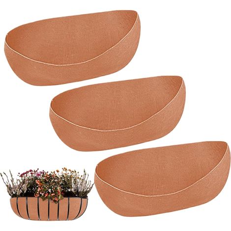 für Pflanzen 3 Stück Blumenfensterkasten Filzeinlagen
