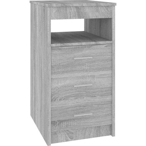 Cassettiera Grigio Sonoma 40x50x76 cm in Legno Multistrato DAS535775 (1/5)