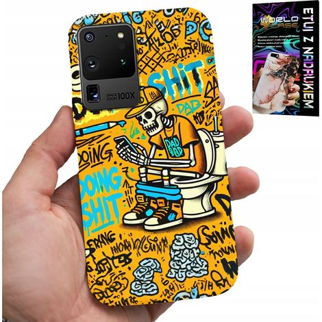 Funda para Samsung Galaxy S20 Ultra - Esqueleto defecando en el inodoro (1/5)
