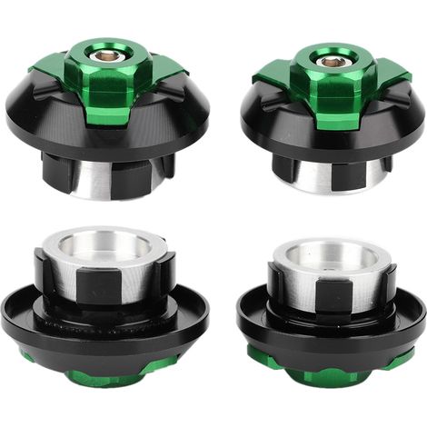 Cache-boulons décoratifs pour cadre en aluminium de moto Kawasaki Ninja 250/300 (vert) (1/5)