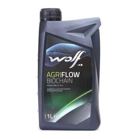 Huile de chaîne biodégradable agriflow pour tronçonneuse. Bidon de 1L (1/3)