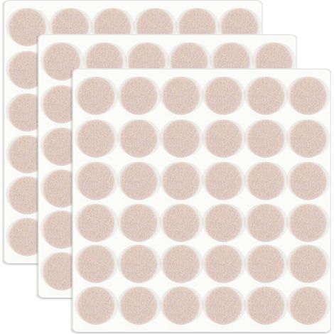 Patins Feutre Autocollants pour Meubles, Anti-Rayures 108 PCS 15 mm (1/5)
