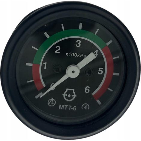 Manómetro de presión de aceite mecánico MTZ 60 MM 0-6 BAR Bielorrusia