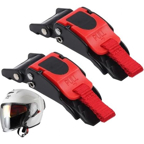 fibbie per casco a sgancio rapido per bici, moto, casco da moto, fibbie a sgancio rapido con cinturino per casco da moto/bici