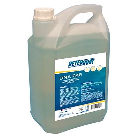 Détergent désinfectant Deterquat DNA PAE citron - Bidon 5 litres