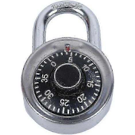 cadenas rotatif, cadenas à combinaison numérique, valise ronde avec numéro de téléphone (1/5)