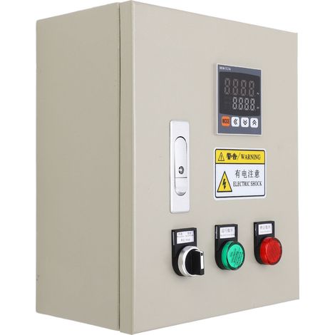 Régulateur de température PID triphasé 15 kW, boîtier de contrôle de température intelligent avec thermocouple M6 K type 2M, 380 V CA (1/5)
