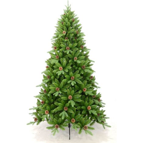 Albero di Natale Optima Misto PVC e Silicone h.270cm - 2376 Punte