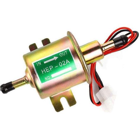 Pompe à essence électrique 12V universelle HEP-02A Inline basse pression Pompe à essence métallique Moteur Diesel Essence (1/5)