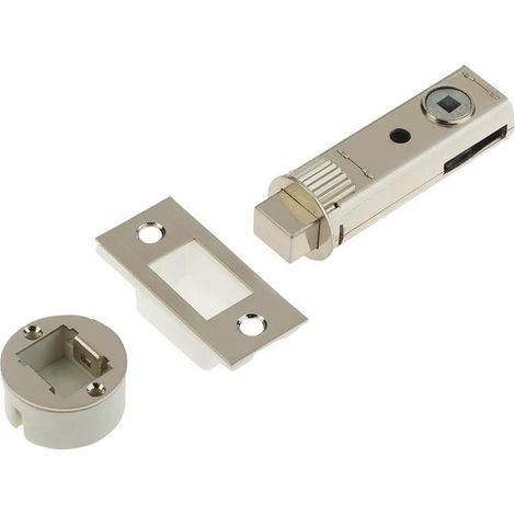 Union FastLatch Easy Fit Bolt in Satin Nickel, 73mm (3-inch) Length, Model UNNJFL27SN30 (1/3)