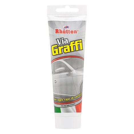 Rhutten Via Scratches 150Gr Elimina Lineas Manchas Resina Carroceria Auto Moto