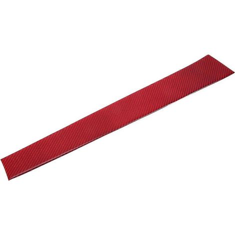 Autocollant décoratif de garniture de panneau de tableau de bord en fibre de carbone rouge ABS pour 10e génération 2016 2017 2018 2019 (conduite à droite) (1/4)