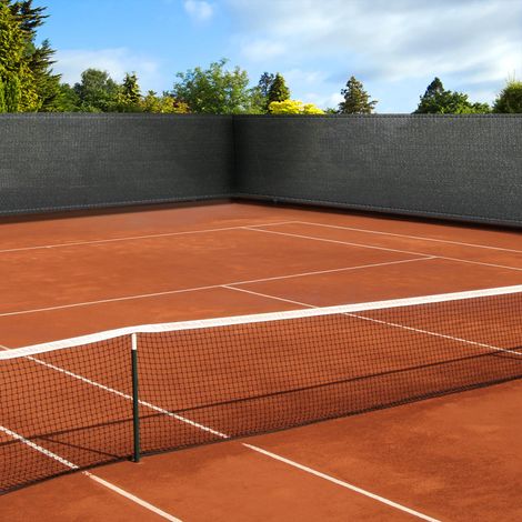 Brise vue occultant Marius en HDPE 150g/m², Anthracite, 120 cm x 6 m (1/5)