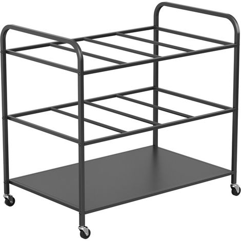 FLASIDU -Ablageregal für mehrere Yogamatten, ausgestattet mit 4 Lenkrollen, 80 x 50 x 75 cm (1/5)