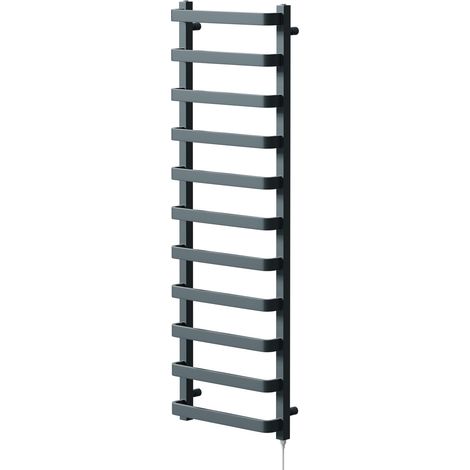 Milton Anthracite 1500mm x 500mm Electric Heated Towel Rail (1/5)