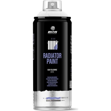 Pintura en Spray MTN PINTURA RADIADORES BLANCO 400ML (1/2)