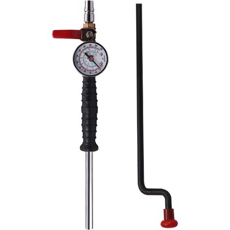 Gonfleur de pneu numérique et manomètre numérique portable pour l'entretien des pneus de voiture, moto, vélo (1/4)