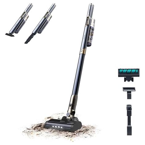 Cecotec Aspiradora Escoba Ligera sin Cable Scoba 3000. Motor Digital Brushless 210W, Presión de Succión 20kPa
