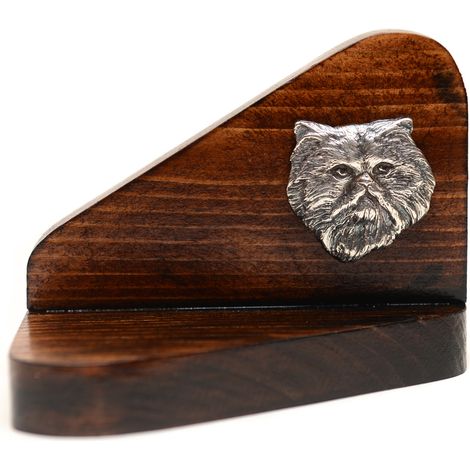 Candeliere persiano in legno con gatto, portacandele, memoriale per cani di Art-Dog (1/5)