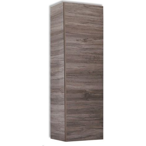 Colonna sospesa wonder pensile da bagno con anta made in italy finitura- cenere - confezione 1 (1/3)