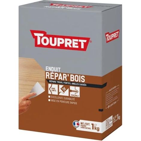 Toupret Tapaporos Madera 2 en 1 Bolsa 1 kg Durable