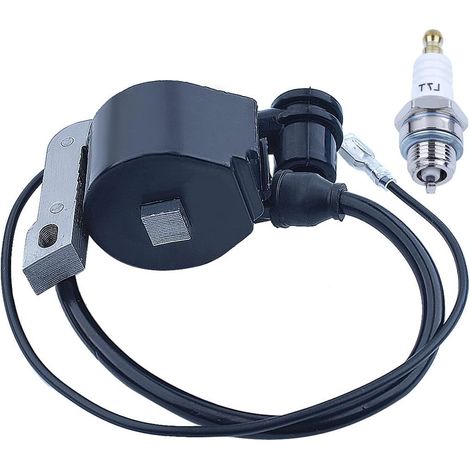 Kit de bobine d'allumage et bougie pour tronçonneuse Husqvarna 395 394 394XP 395XP 503639801 (1/5)
