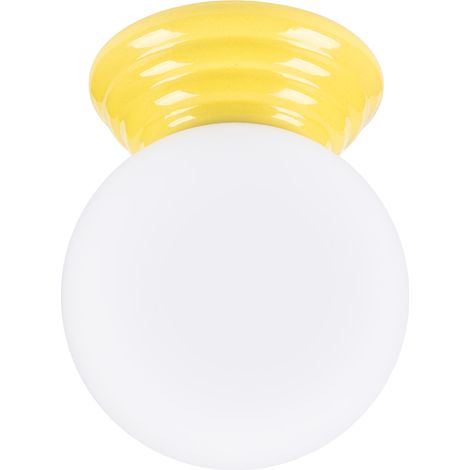 Deckenleuchte Zori Gelb 1xG9 12cm Glas Sollux (1/5)