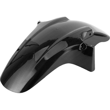 boue avant de moto bavette aspect fibre de carbone (1/5)